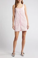 rag & bone Kimmie Sleeveless Denim Dress in Pink Acid at Nordstrom, Size X-Large