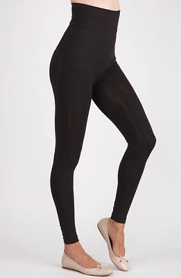 Seraphine Postpartum Shaping Leggings Black at Nordstrom,