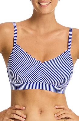 Sea Level Varsity DD- & E-Cup Bikini Top Cobalt at Nordstrom, Us