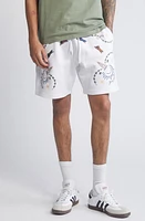 ICECREAM Starry Embroidered Cotton Shorts at Nordstrom,