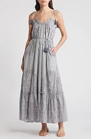 Cleobella Cindy Tie Waist Organic Cotton Maxi Dress Paloma Print at Nordstrom,