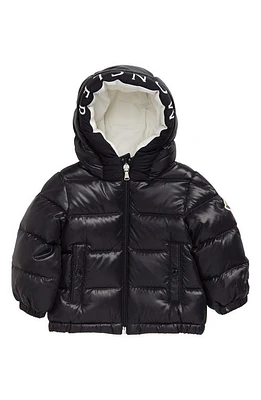 Moncler Kids' Salzman Hooded Puffer Jacket in Navy at Nordstrom, Size 18-24M