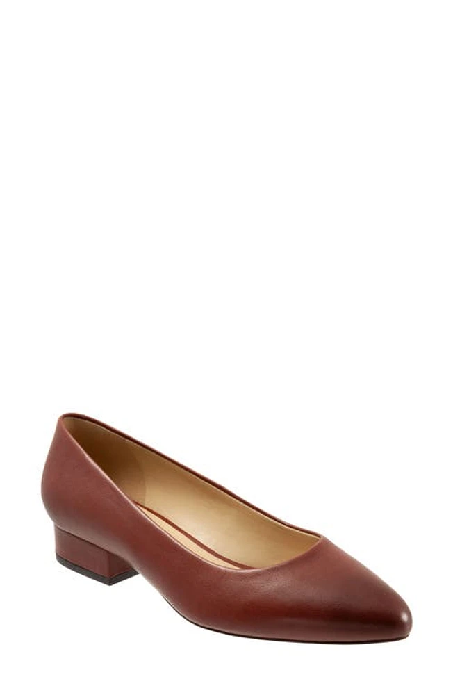 Trotters Jewel Pump Brown Toffee Leather at Nordstrom,