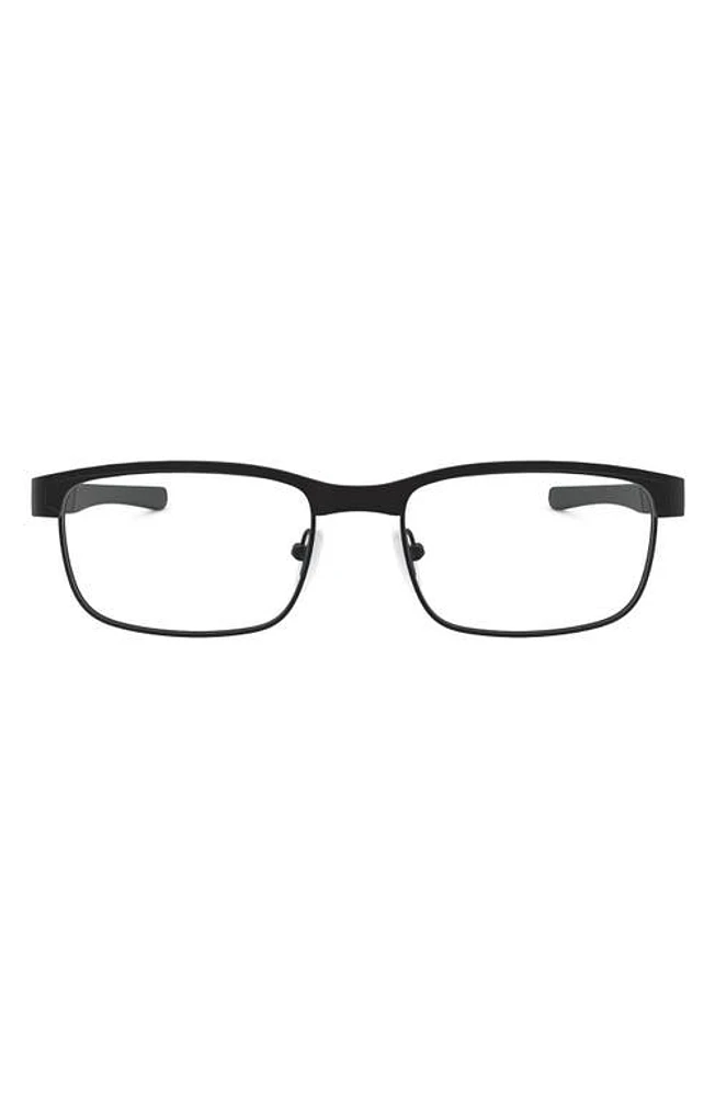 Oakley Surface Plate 54mm Rectangular Optical Glasses in Black at Nordstrom