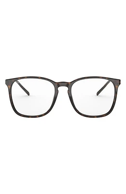 Ray-Ban 52mm Square Optical Glasses in Havana at Nordstrom