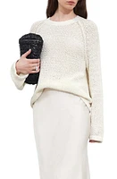 & Other Stories Silk Cotton Boxy Sweater White Dusty Light at Nordstrom,