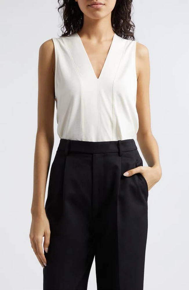 Reiss Mira Sleeveless Top Ivory at Nordstrom,