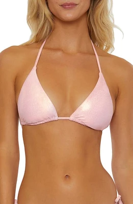 Isabella Rose Sea Shell Triangle Bikini Top Primrose Pink at