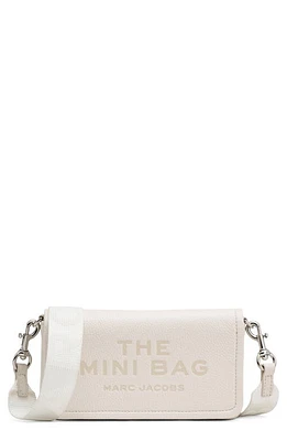 Marc Jacobs The Mini Leather Crossbody Bag in Cotton at Nordstrom