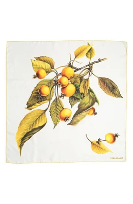 FERRAGAMO Persimmon Square Silk Scarf at Nordstrom