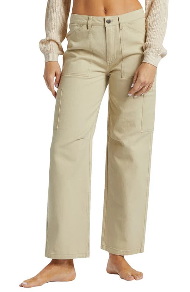 Billabong Leia Pants in Light Avocado at Nordstrom, Size 28