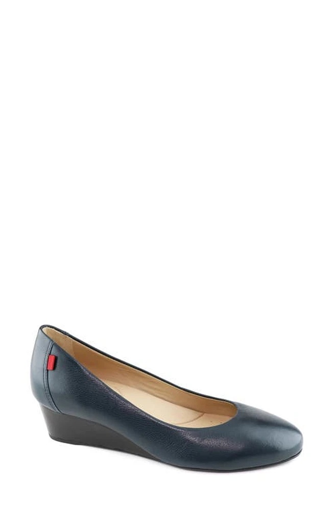 Marc Joseph New York Prospect Wedge Pump Navy Napa Soft at Nordstrom,