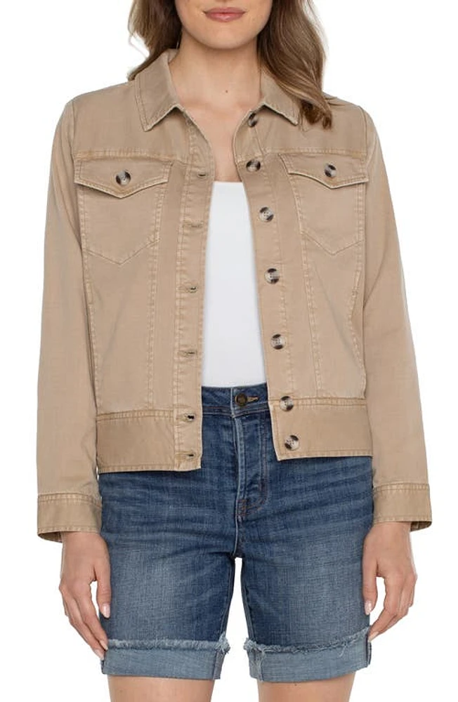 Liverpool Los Angeles Twill Trucker Jacket at Nordstrom,