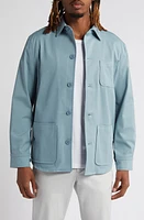 Sealskinz Catfield Shirt Jacket Blue at Nordstrom,