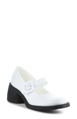 Fly London Huvi Mary Jane Pump White Gotborg at Nordstrom,