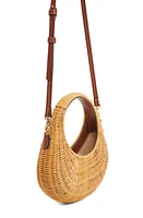 MANGO Rattan Top Handle Bag in Light Beige at Nordstrom