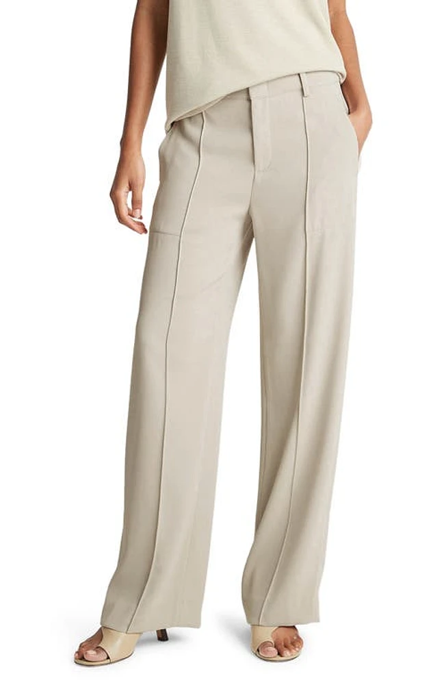 Vince Pintuck Utility Crepe Pants Sepia at Nordstrom,