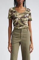 ATM Anthony Thomas Melillo Camo Print Slub Cotton Jersey T-Shirt Classic at Nordstrom,