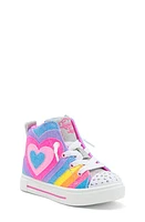 SKECHERS Kids' Twinkle Sparks Light-Up High Top Sneaker Multi at Nordstrom, M