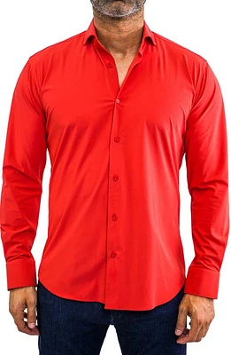 Maceoo Einstein Stretchcore Performance Button-Up Shirt at Nordstrom