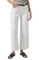 Citizens of Humanity Lyra Raw Hem Ankle Wide Leg Jeans at Nordstrom,