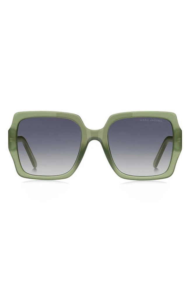 Marc Jacobs 55mm Gradient Square Sunglasses in /Grey Shaded at Nordstrom