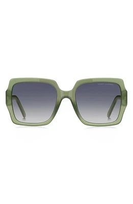 Marc Jacobs 55mm Gradient Square Sunglasses in /Grey Shaded at Nordstrom