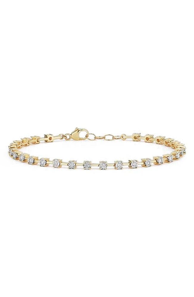 Dana Rebecca Designs Ava Bea Interval Tennis Bracelet in Yellow Gold at Nordstrom, Size 6.5