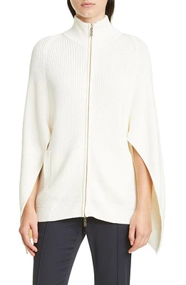 BOSS Leilane Cape Sleeve Wool Blend Cardigan in Soft Cream at Nordstrom