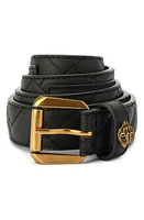 Kurt Geiger London Micro Quilt Leather Belt at Nordstrom,