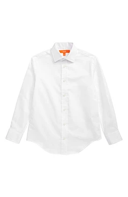 Tallia Kids' Solid Dress Shirt White at Nordstrom,