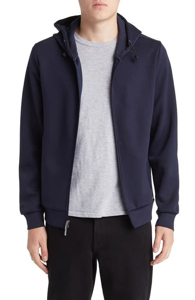 Robert Barakett Brixton Zip Hoodie Navy at Nordstrom,