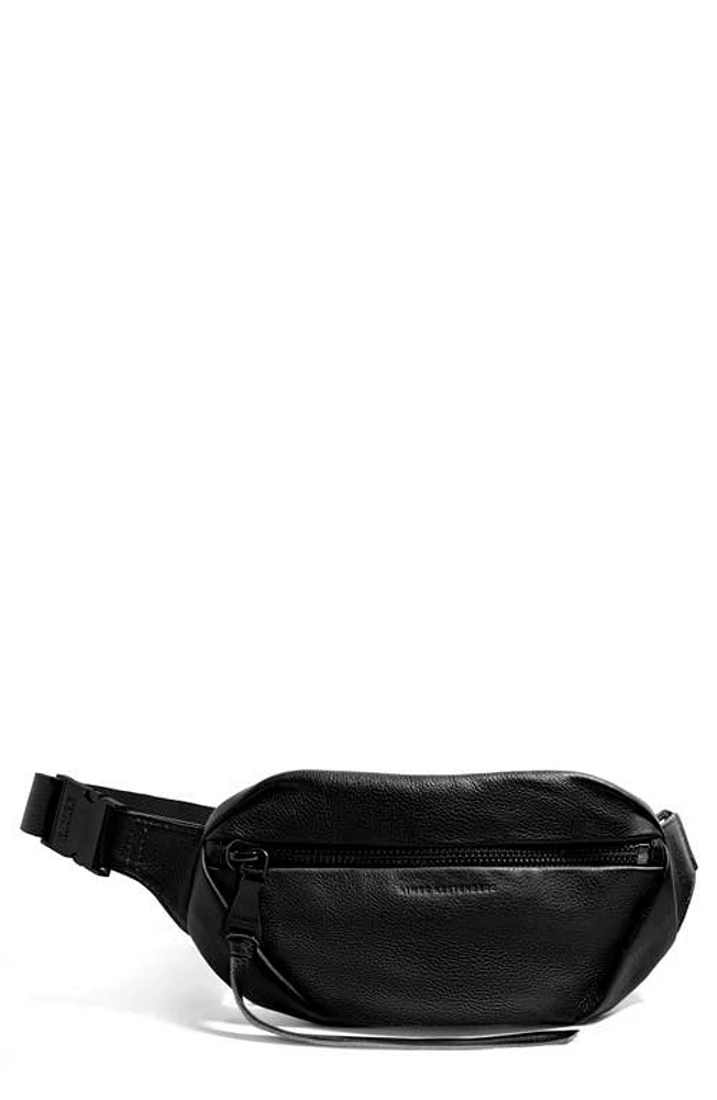 Aimee Kestenberg Milan Leather Belt Bag in Black W/Black at Nordstrom