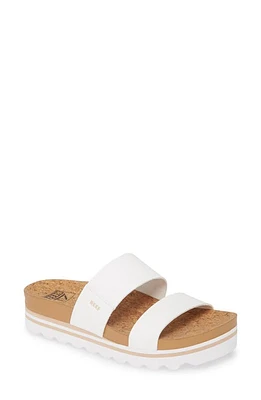 Reef Cushion Vista Hi Slide Sandal Cloud at Nordstrom,