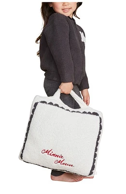 barefoot dreams CozyChic Disney Minnie Mouse Pillow in Cream Multi at Nordstrom