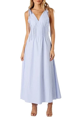 Petal & Pup Jayne Pinstripe Maxi Dress Blue Stripe at Nordstrom,