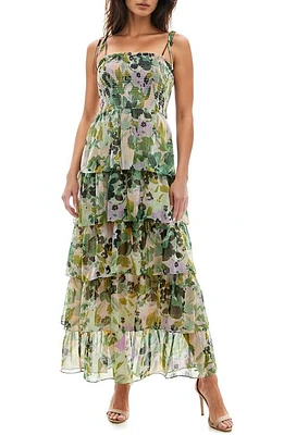 Socialite Floral Tiered Maxi Sundress at Nordstrom,