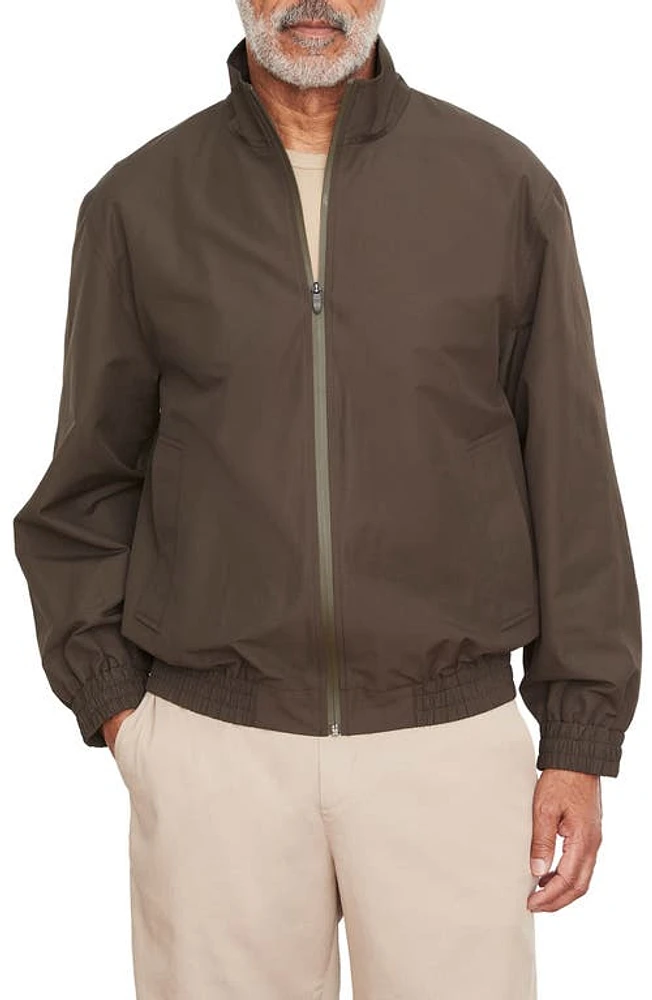 Vince Zip-Up Cotton & Nylon Windbreaker Nightwood at Nordstrom,