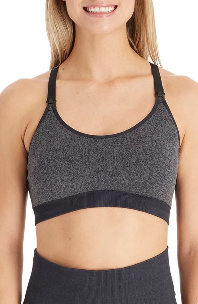 Modern Eternity Seamless Nursing Sports Bra Jacquard at Nordstrom,