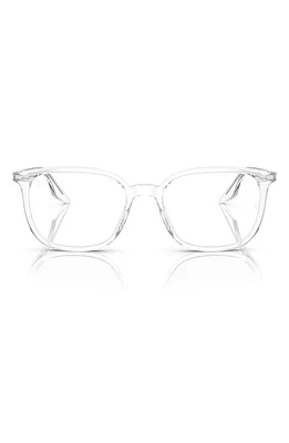 Ray-Ban 54mm Square Optical Glasses in Transparent at Nordstrom