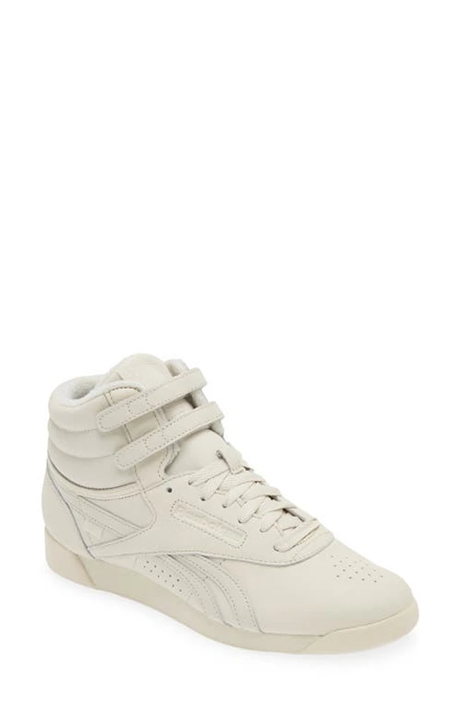 Reebok x Anine Bing Freestyle Hi Sneaker Bone/Chalk at Nordstrom,