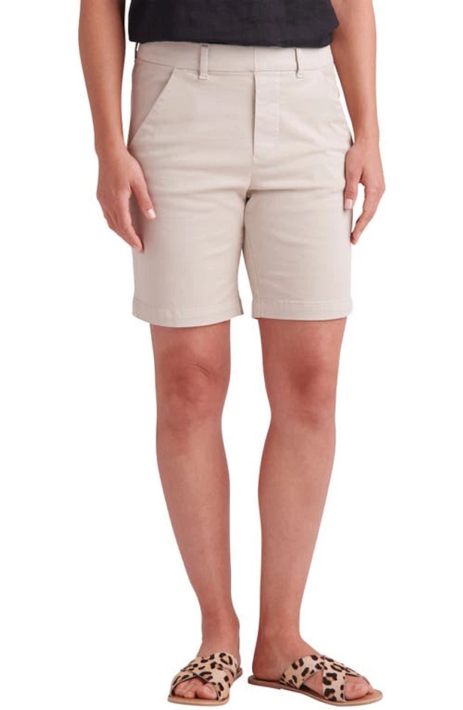 JAG Jeans Maddie Pull-On Chino Shorts Stone at Nordstrom,