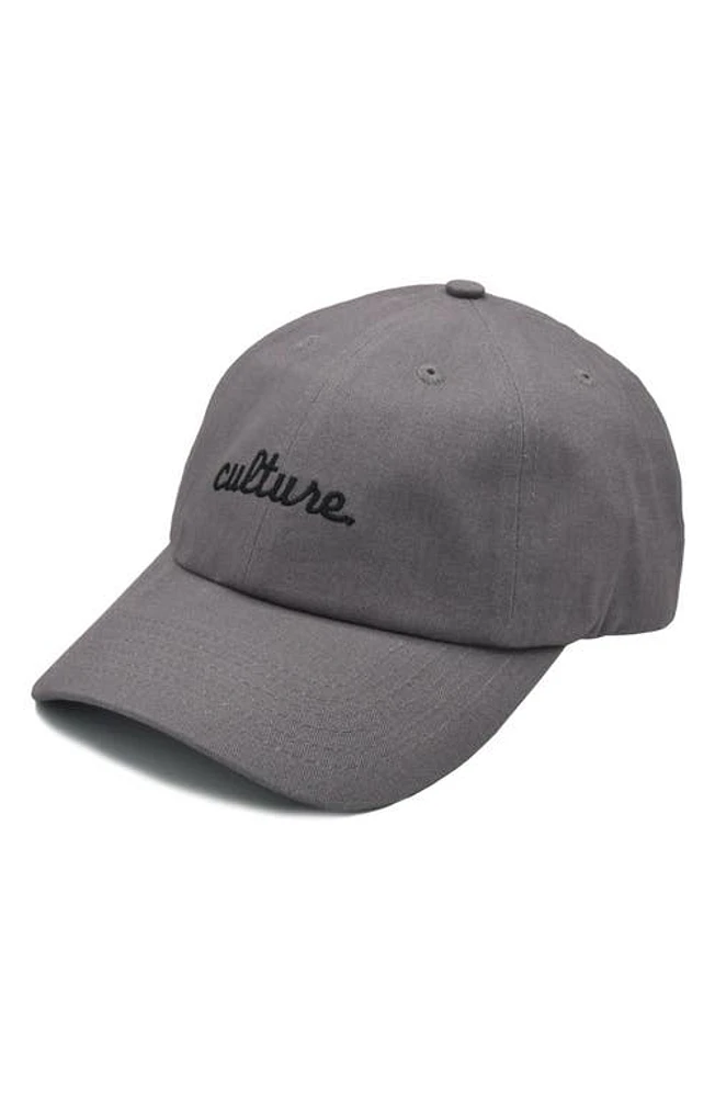 A Life Well Dressed Culture Statement Baseball Cap in Slate/Black at Nordstrom