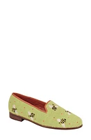 ByPaige Needlepoint Bee Flat Bumblebees On Lime at Nordstrom,