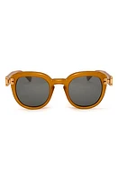 Grey Ant Kemp 46mm Small Round Sunglasses in Gold/Silver at Nordstrom