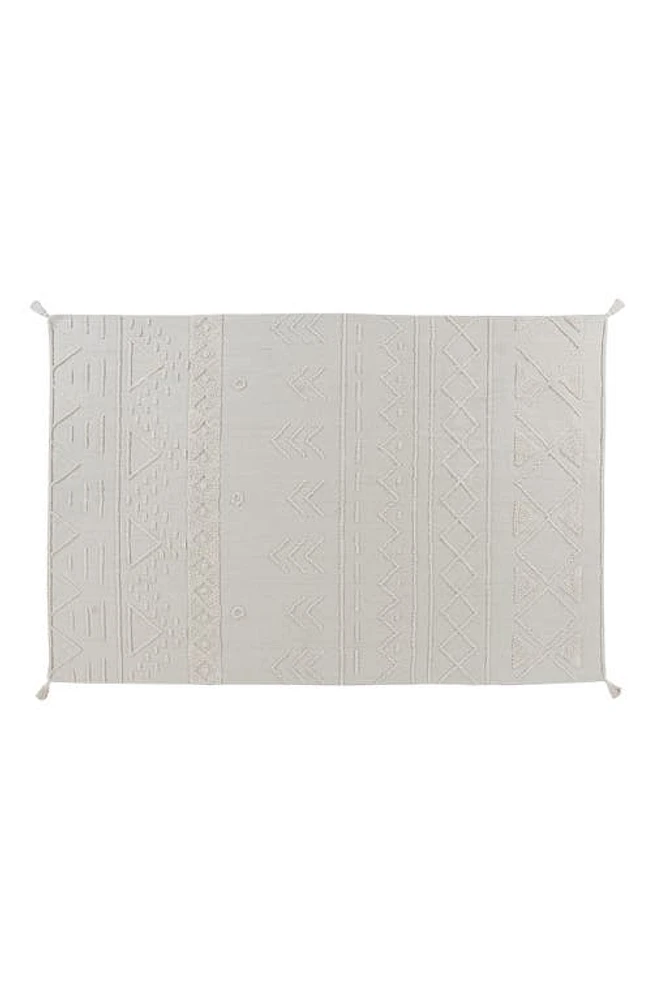 Lorena Canals Tribu Washable Recycled Cotton Blend Rug in Natural at Nordstrom