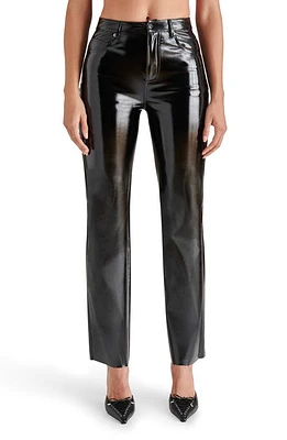 Steve Madden Loren Faux Leather Straight Leg Pants at Nordstrom,