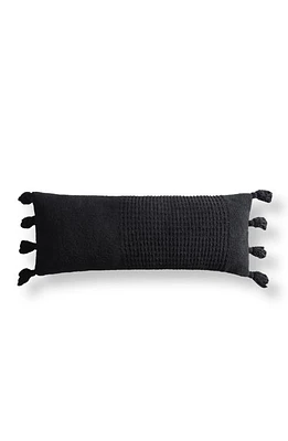 Sunday Citizen Pompom Lumbar Pillow in Black at Nordstrom