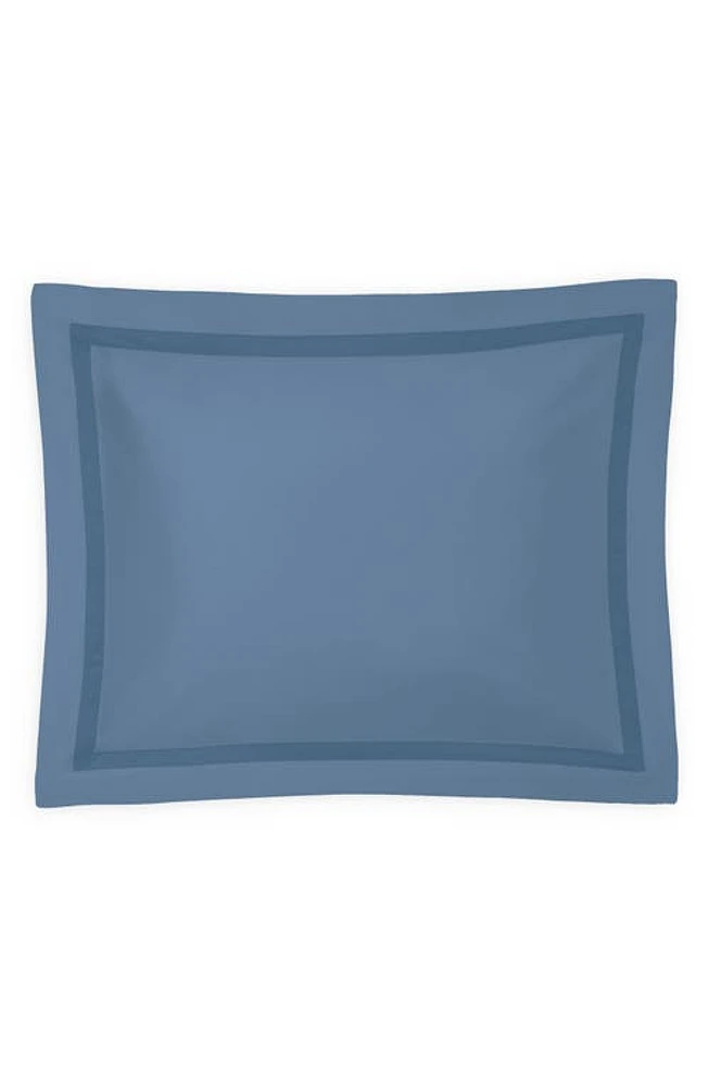 Matouk Nocturne Pillow Sham in Sea at Nordstrom, Size King