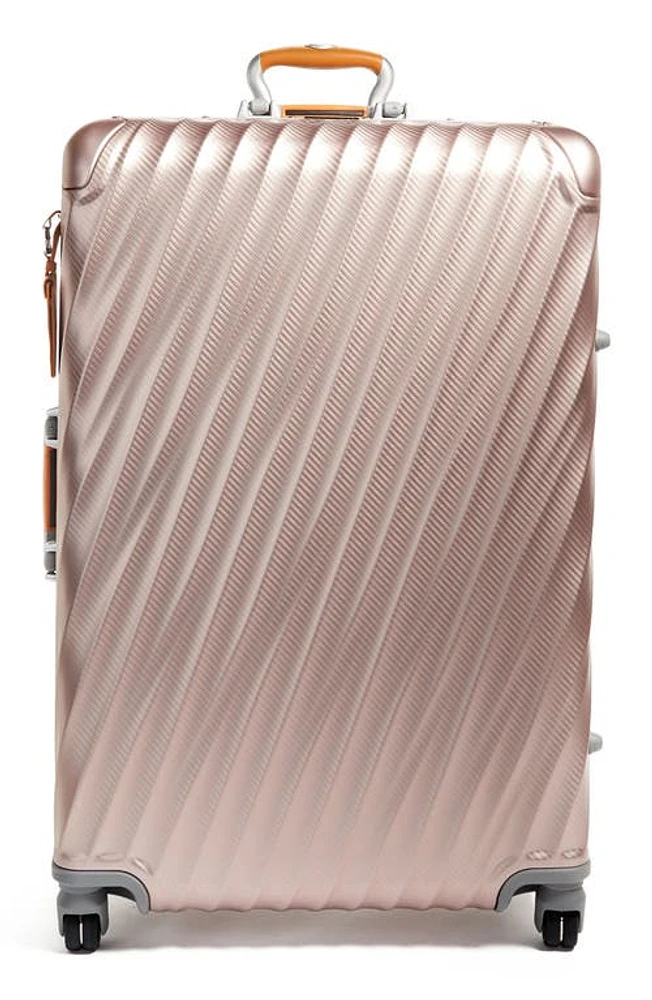 Tumi 19 Degree Aluminum 31-Inch Extended Trip Expandable Spinner Packing Case in Texture Blush at Nordstrom